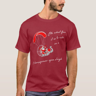 Horsepower Open Slaaphoes Paramotor kerst T-shirt