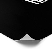 Horseradish Funny Horse Pun Dark BG Poster (Hoek)