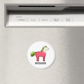 Horseradish Funny Horse Pun Magneet (Insitu (Vaatwasser))