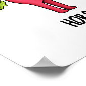 Horseradish Funny Horse Pun Poster (Hoek)