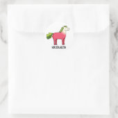 Horseradish Funny Horse Pun Ronde Sticker (Tas)