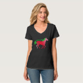 Horseradish Horse  Animal Farming Radish Vegetable T-shirt (Voorkant volledig)