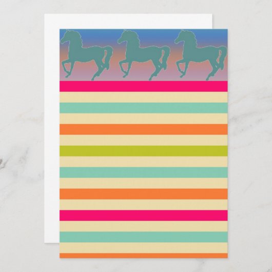 Horses (Voorkant / Achterkant)