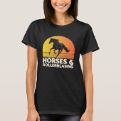 Horses And Rollerblading T-shirt (Voorkant)