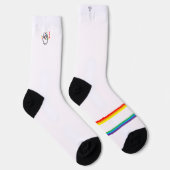 Horses Are In My DNA Rainbow Crew Socks Sokken (Rechts)