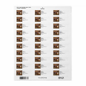 Horses Avery Label (Full Sheet)