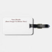 HORSES BAGAGELABEL (Achterkant horizontaal)