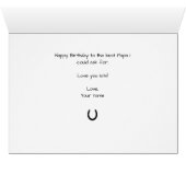 Horses Birthday Card (Binnen Horizontaal (Onder))