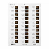  Horses Boerderij Natuur Dierlijke Kunst Etiket (Full Sheet)