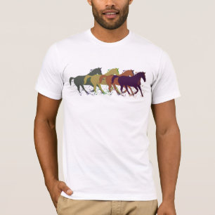 Horses. Boerderijdieren / Landstijl T-shirt