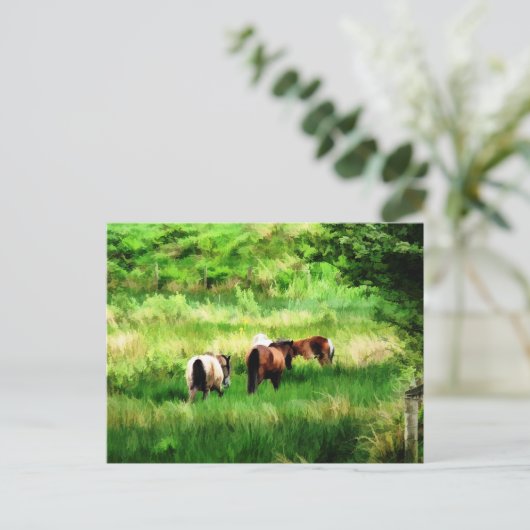 HORSES BRIEFKAART (Staand voorkant)