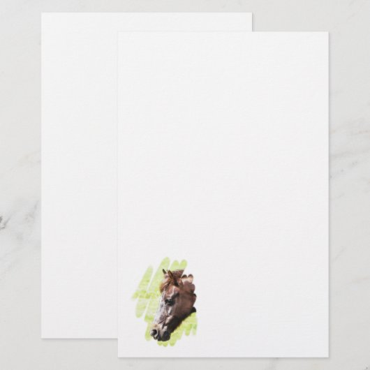 HORSES BRIEFPAPIER (Voorkant / Achterkant)