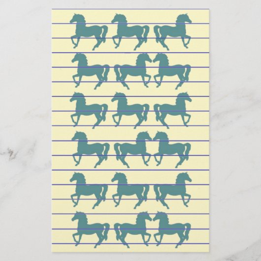 Horses Briefpapier (Voorkant)