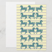Horses Briefpapier (Voorkant / Achterkant)