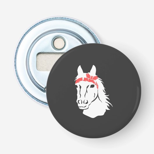 Horses Button Flesopener (Voorkant)