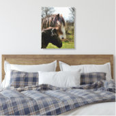 HORSES CANVAS AFDRUK (Insitu (Slaapkamer))