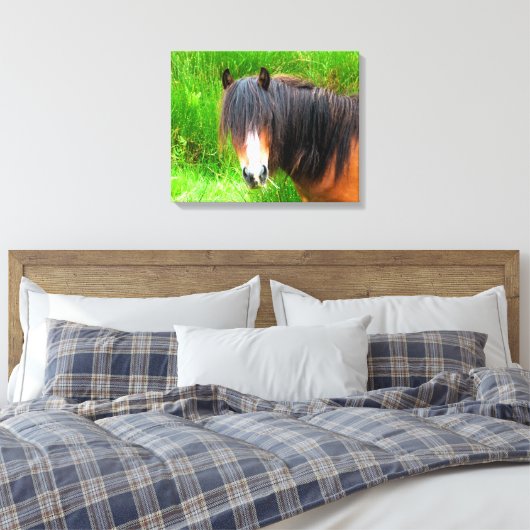 HORSES CANVAS AFDRUK (Insitu (Slaapkamer))