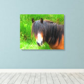 HORSES CANVAS AFDRUK (Insitu (Houten vloer))