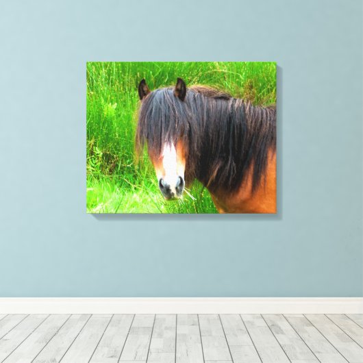 HORSES CANVAS AFDRUK (Insitu (Houten vloer))