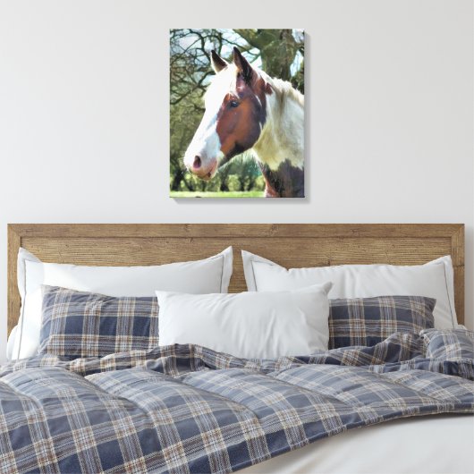 HORSES CANVAS AFDRUK (Insitu (Slaapkamer))