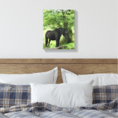 HORSES CANVAS AFDRUK (Insitu (Slaapkamer))