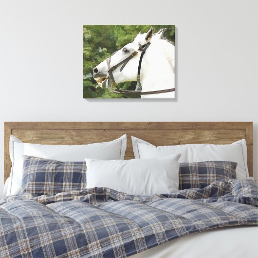 HORSES CANVAS AFDRUK (Insitu (Slaapkamer))