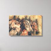 Horses Canvas Afdruk (Voorkant)