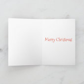 Horses Christmas Kaart - Vrolijk kerstpatroon (Binnen)