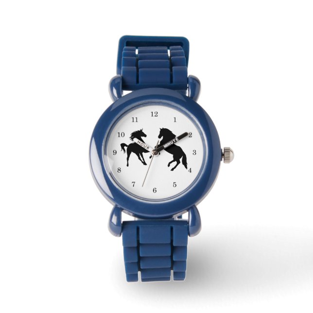 Horses Couple Watch Cft Horloge (Voorkant)