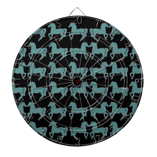 Horses Dart Board Dartbord (Voorkant)