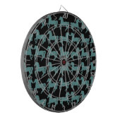Horses Dart Board Dartbord (Voorkant Links)