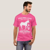 Horses Dogs Funny Horse Riding Horse Girl T-shirt (Voorkant volledig)