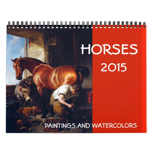 HORSES FIJN KARTschilderijen en tekeningen COLLECT Kalender (Hoes)