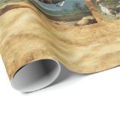 HORSES FINE ART PAINTINGS PARCHMENT, HOEFIJZERS CADEAUPAPIER (Rol Hoek)