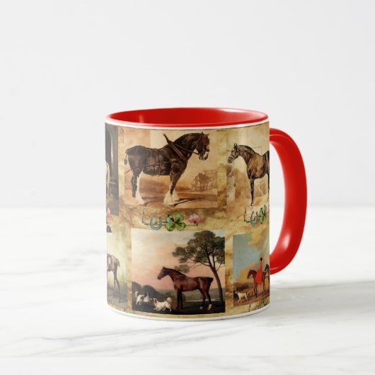 HORSES FINE ART PAINTINGS PARCHMENT, HOEFIJZERS MOK (Voorkant rechts)