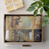 HORSES FINE ART PAINTINGS PARCHMENT, HOEFIJZERS TISSUEPAPIER (Geschenk)