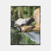 Horses Fleece Blanket (Voorkant)