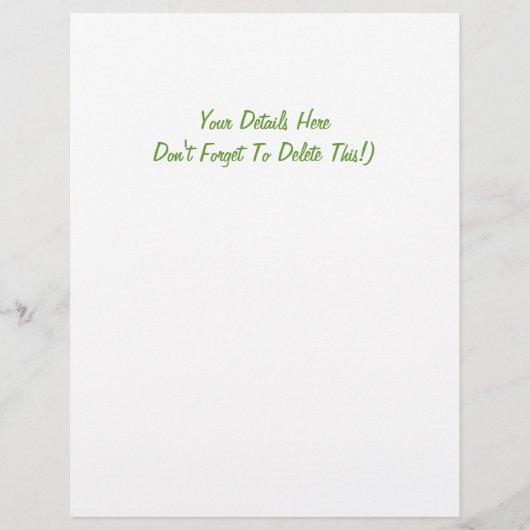 HORSES FLYER (Achterkant)