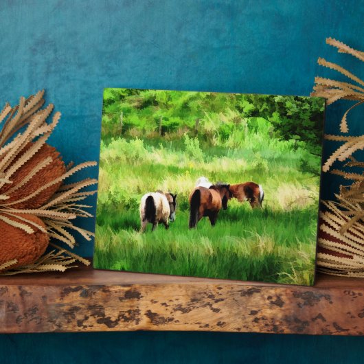 HORSES FOTOPLAAT (Zijkant)