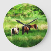 HORSES GROTE KLOK (Voorkant)