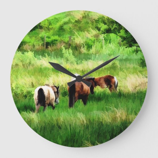 HORSES GROTE KLOK (Voorkant)