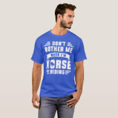 Horses Hobby retro T-shirt (Voorkant volledig)