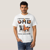 Horses I Suffer From OHD Obsessive Horse Disorder  T-shirt (Voorkant volledig)