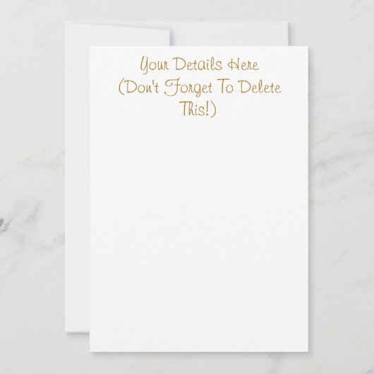 HORSES KAART (Achterkant)