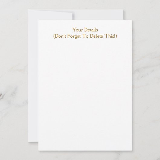 HORSES KAART (Achterkant)