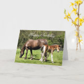 HORSES KAART (Gele Bloem)