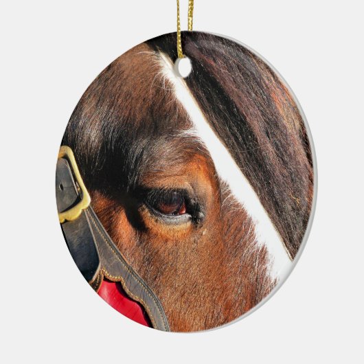 HORSES KERAMISCH ORNAMENT (Links)