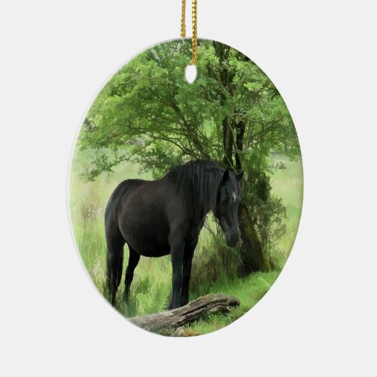 HORSES KERAMISCH ORNAMENT (Rechts)