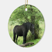 HORSES KERAMISCH ORNAMENT (Links)