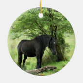 HORSES KERAMISCH ORNAMENT (Achterkant)